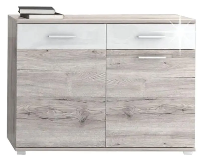 Tumba Mobhaus Rachel Typ 3 (Canyon Oak/White Extra Gloss)
