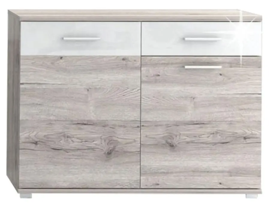 Tumba Mobhaus Rachel Typ 3 (Canyon Oak/White Extra Gloss)