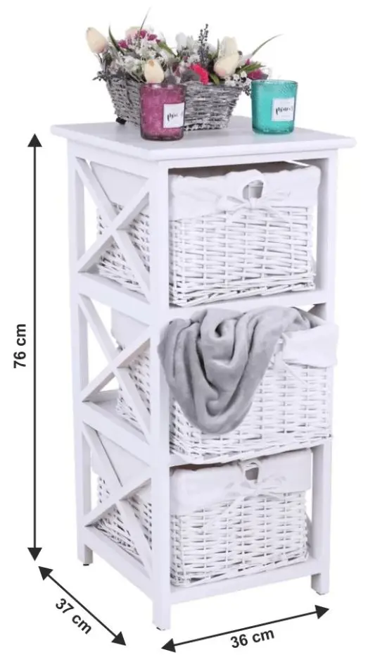 Комод Mobhaus Rafaello 3 (White)