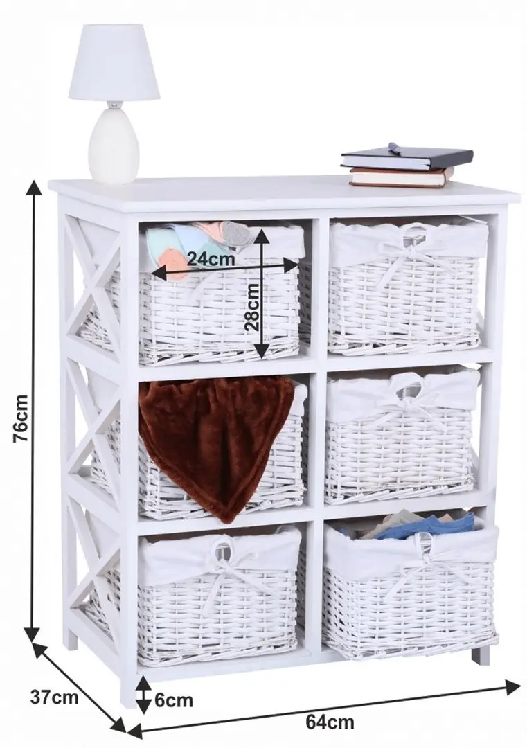 Comoda Mobhaus Rafaello 6 (White) - 3