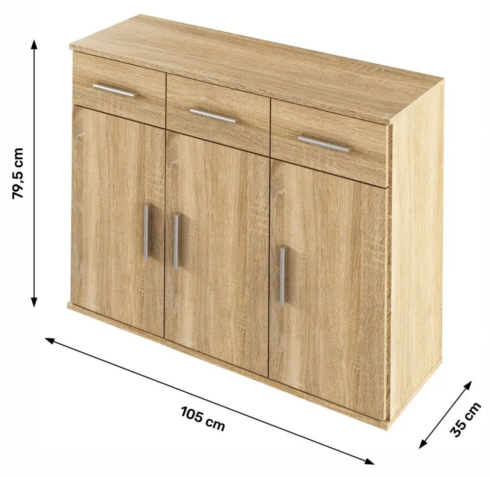 Тумба Mobhaus Resita Typ 3 (Sonoma Oak)