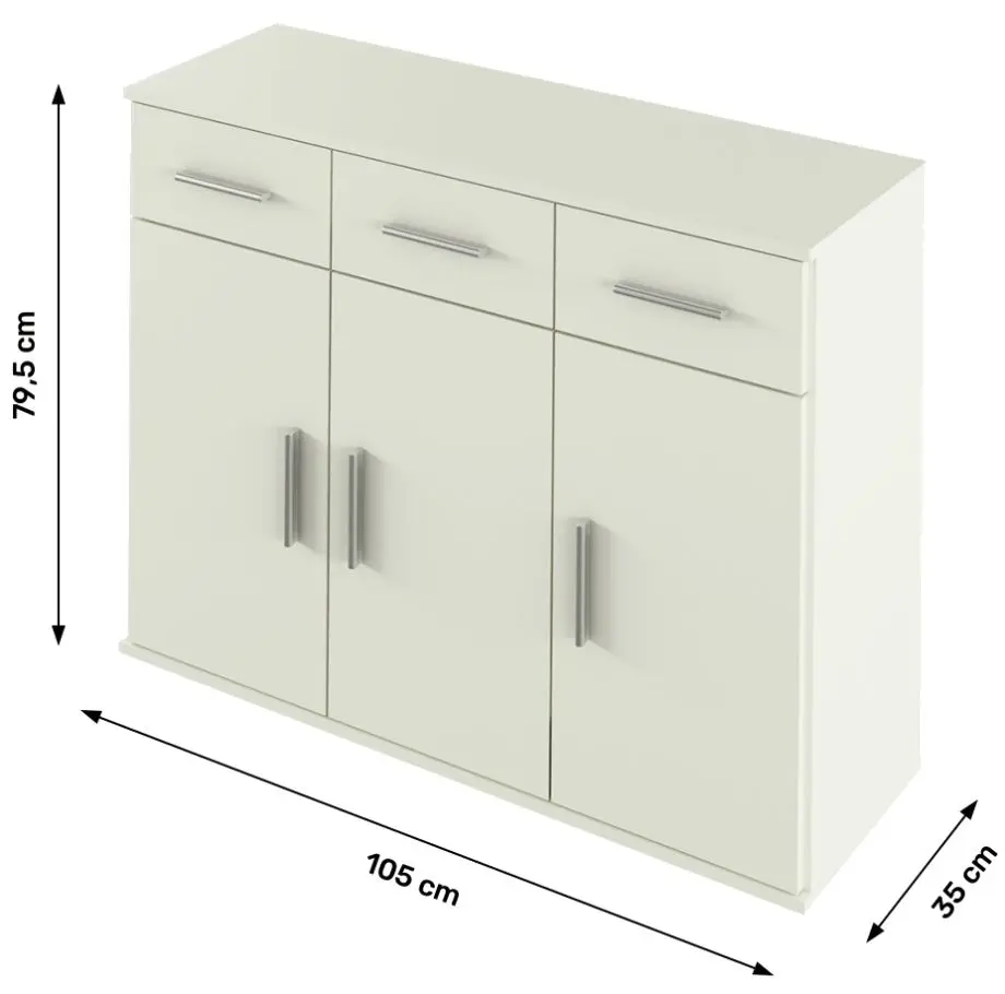 Тумба Mobhaus Resita Typ 3 (White)