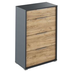 Comoda Tempo Kondela Rioma New Typ 22 (Graphite/Artisan Oak)