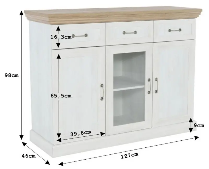 Tumba Tempo Kondela Royal K1S (Northern Pine/Wild Oak)
