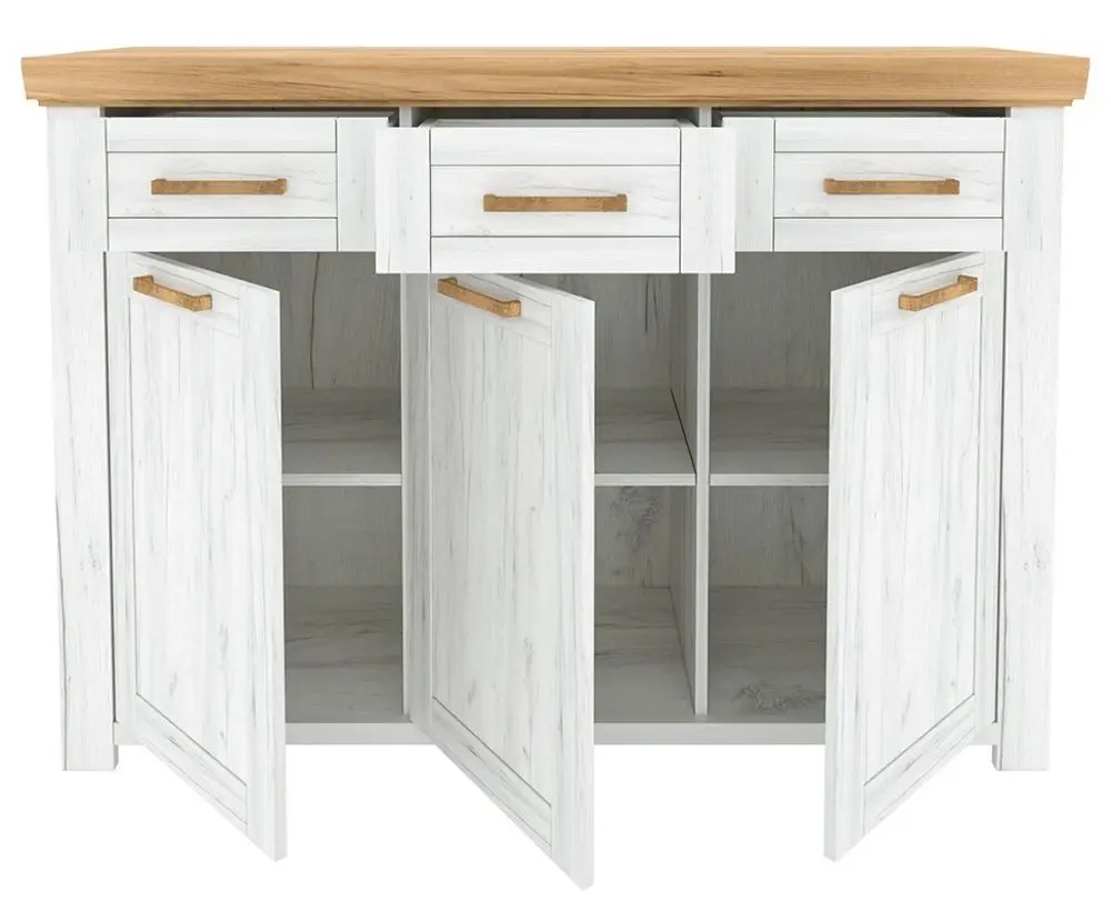 Тумба Tempo Kondela Sudbury G (Craft Oak Golden/Craft Oak White) - 2