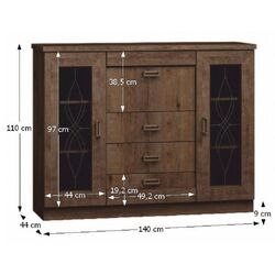 Tumba Tempo Kondela Tedy Typ T14 (Lefkas Oak) Thumb