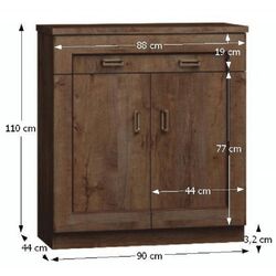 Тумба Tempo Kondela Tedy Typ T2 (Lefkas Oak) Thumb