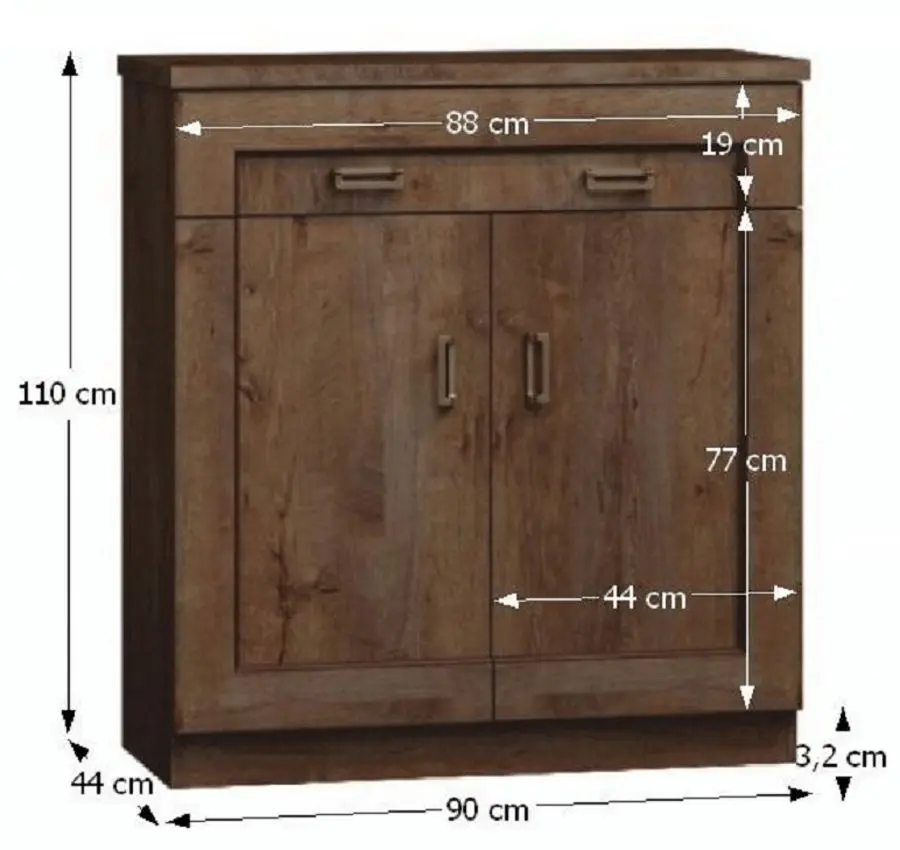 Тумба Tempo Kondela Tedy Typ T2 (Lefkas Oak)