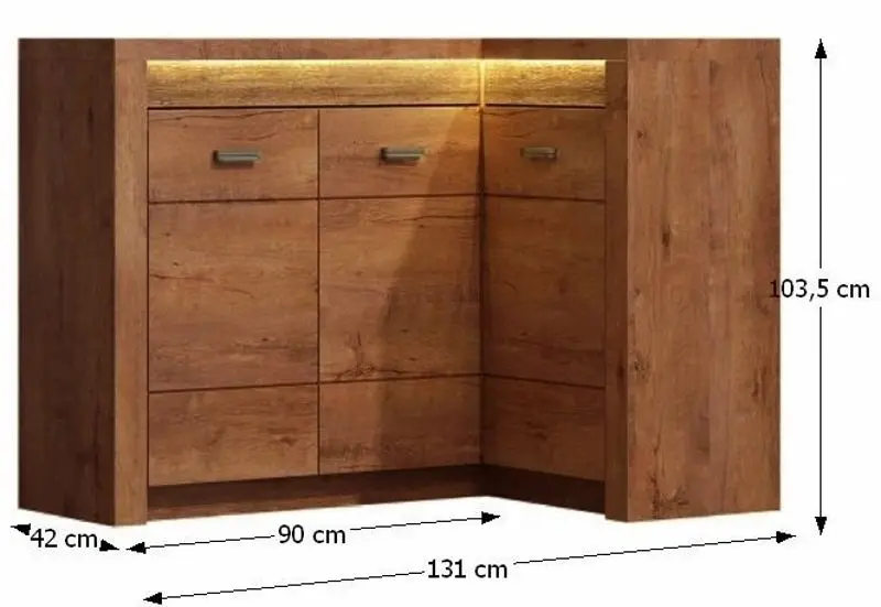 Tumba de colt Tempo Kondela Infinity I-15 (Ash Light)