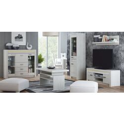 Tumba-vitrina Tempo Kondela Infinity I-08 (Ash White) Thumb