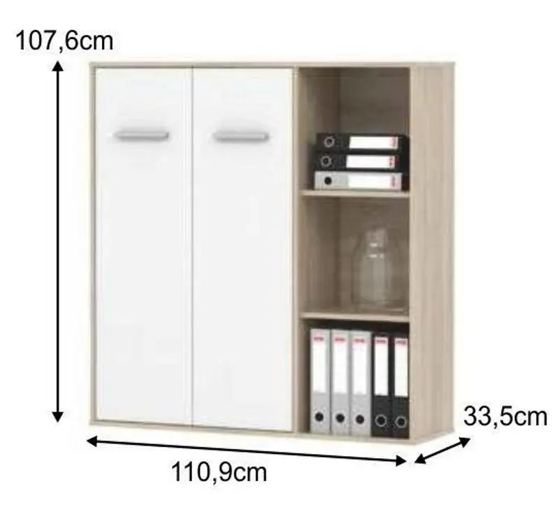 Dulap combinat Mobhaus Maurus New MA32 (Sonoma Oak/White)