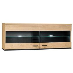 Dulap-vitrina suspendat Mobhaus Siran Typ 9 (Lefkas Oak)