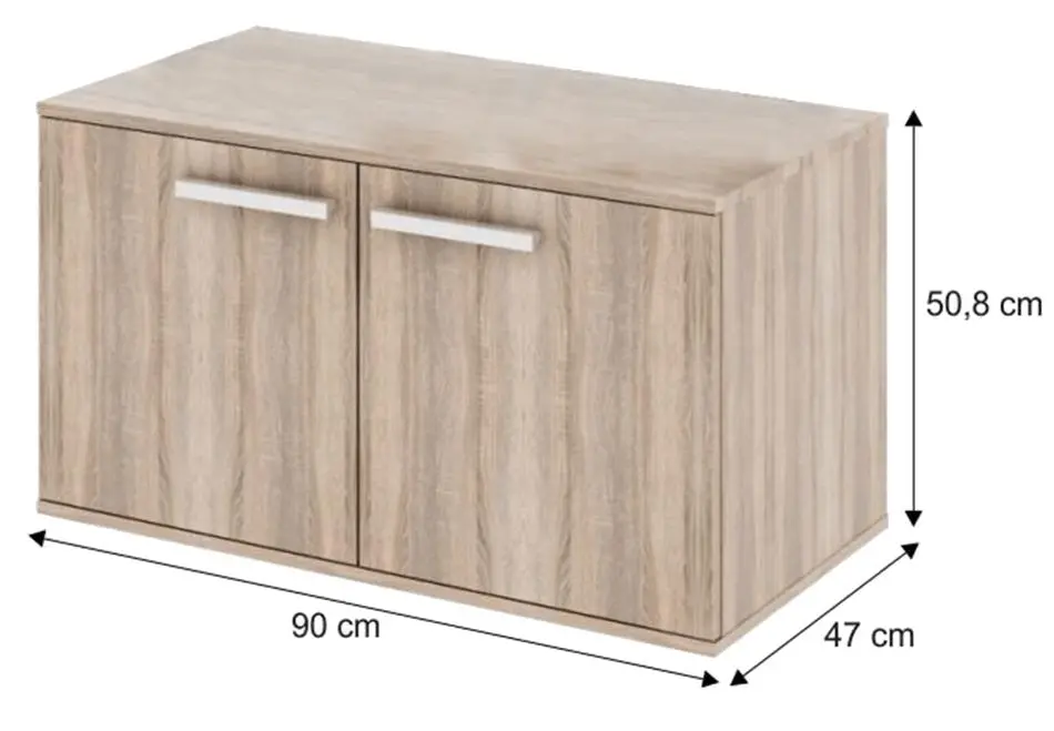Tumba Tempo Kondela Dunaj Typ 7 (Sonoma Oak) - 4