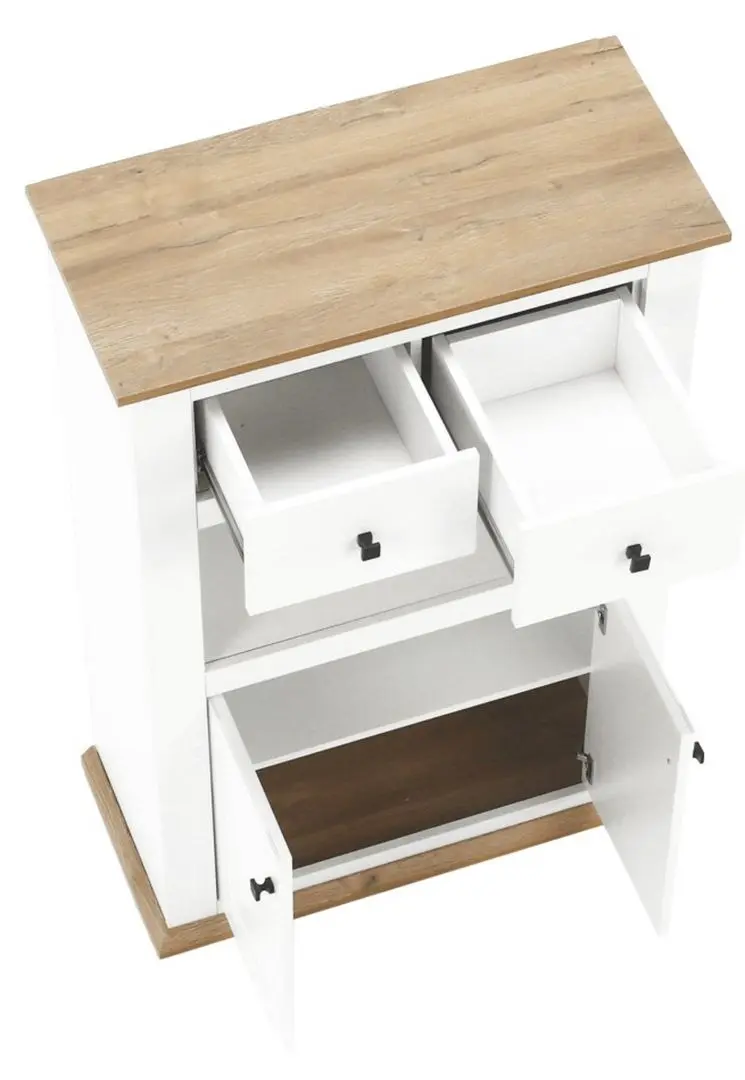 Dulap Mobhaus Leon MZ8 (White/Grand Oak)