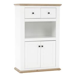 Шкафчик Mobhaus Leon MZ8 (White/Grand Oak)