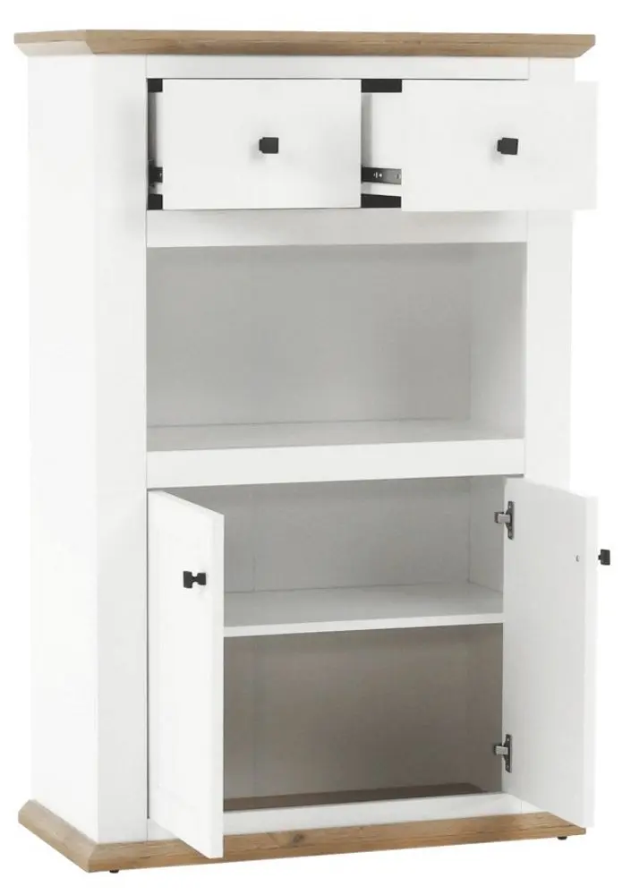 Dulap Mobhaus Leon MZ8 (White/Grand Oak)