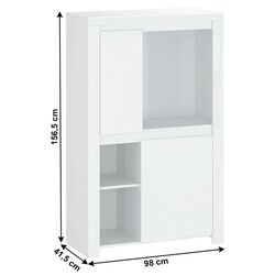 Tumba Mobhaus Lindy 2D (White Gloss) Thumb