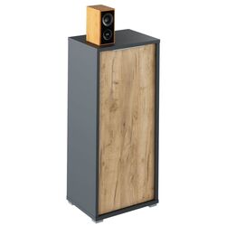 Dulap Tempo Kondela Rioma New Typ 10 (Graphite/Artisan Oak)