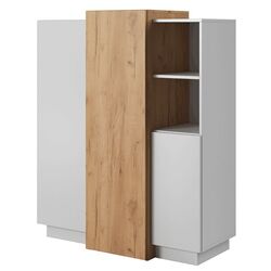 Тумба Mobhaus Trio 3D (White/Craft Oak Golden)
