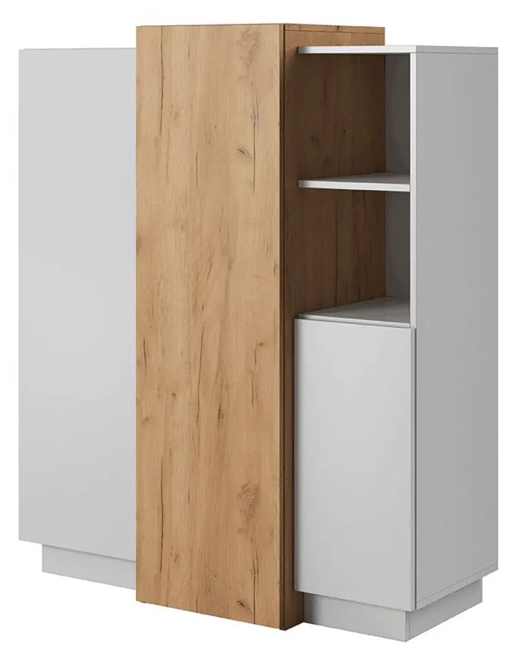 Tumba Mobhaus Trio 3D (White/Craft Oak Golden)