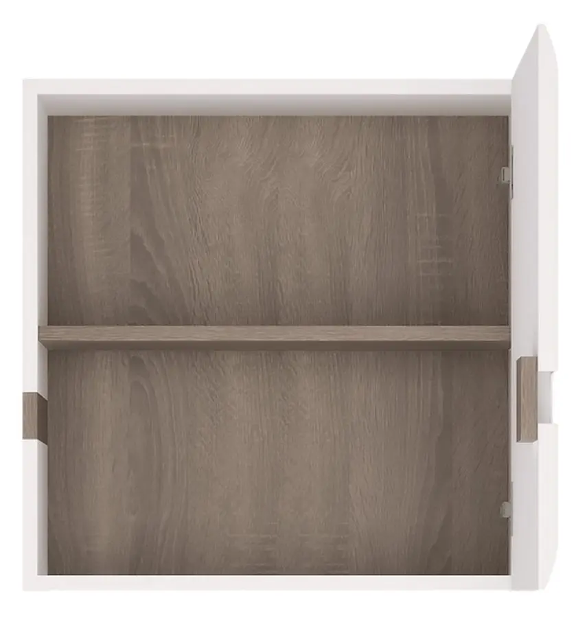 Dulap suspendat Mobhaus Lynatet Typ 65 (White Extra High Gloss/Sonoma Oak Truffle Dark) - 2