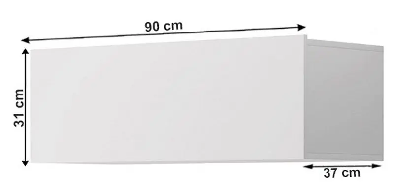 Dulap suspendat Mobhaus Spring ED90 (White) - 4