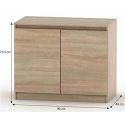 Tumba Tempo Kondela Hany New 008 (Sonoma Oak) Thumb