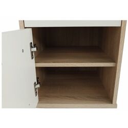 Tumba cu rotile Mobhaus Johan 2 New 07 (Sonoma Oak/White) Thumb