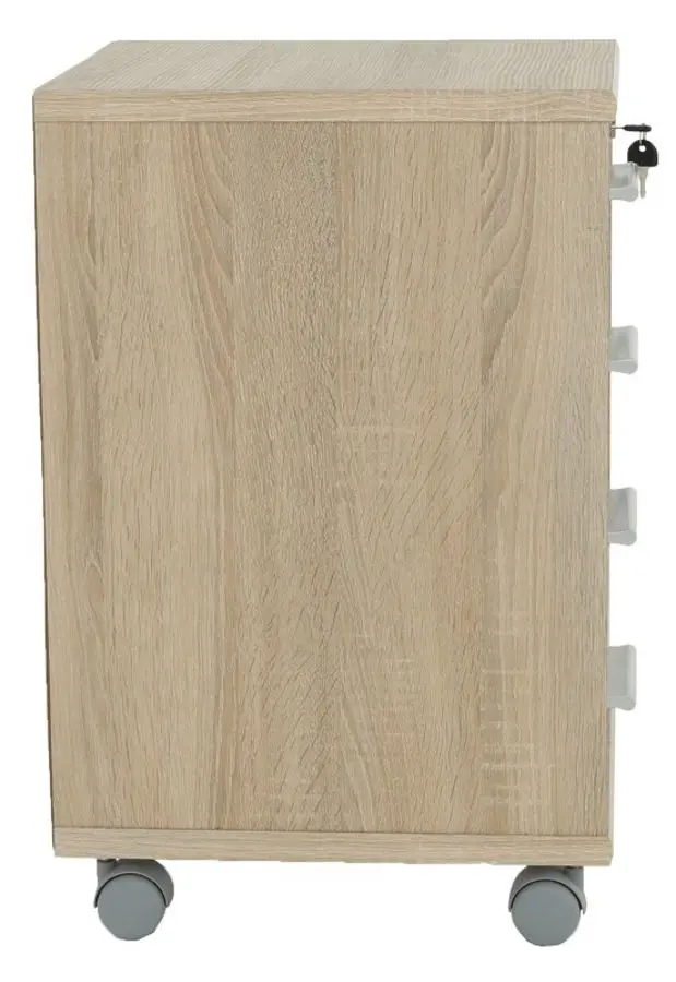 Тумба выкатная Mobhaus Johan 2 New 12 (Sonoma Oak/White) - 2