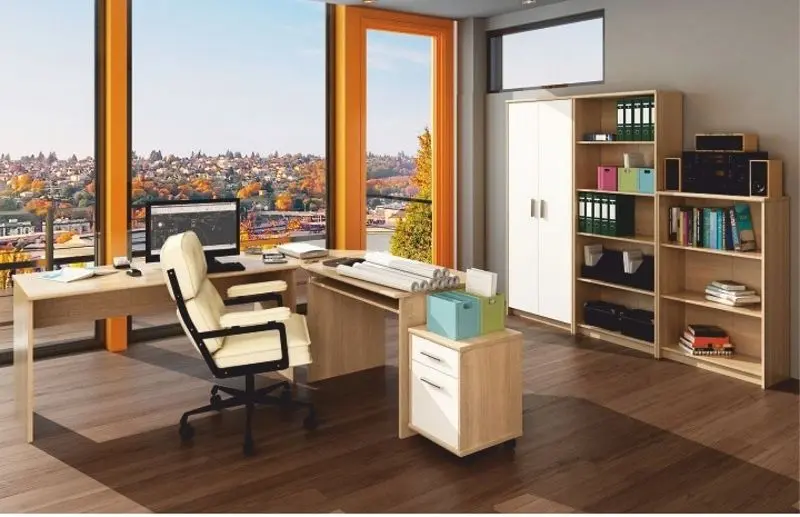 Тумба выкатная Mobhaus Johan 2 New 12 (Sonoma Oak/White) - 7