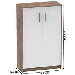 Тумба Mobhaus Johan 2 New 13 (Kraft Dunkel/White) Thumb