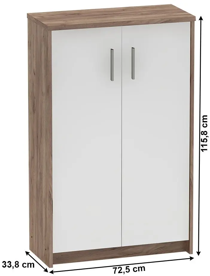 Тумба Mobhaus Johan 2 New 13 (Kraft Dunkel/White)