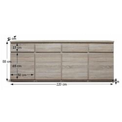 Тумба Mobhaus Panama Typ 11 (Sonoma Oak) Thumb