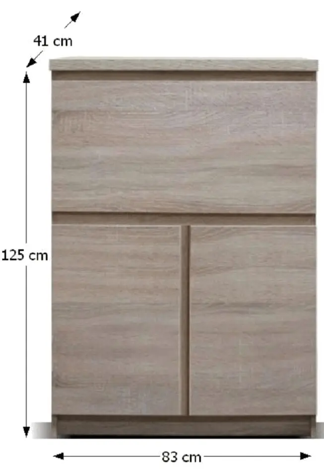 Тумба Mobhaus Panama Typ 12 (Sonoma Oak)