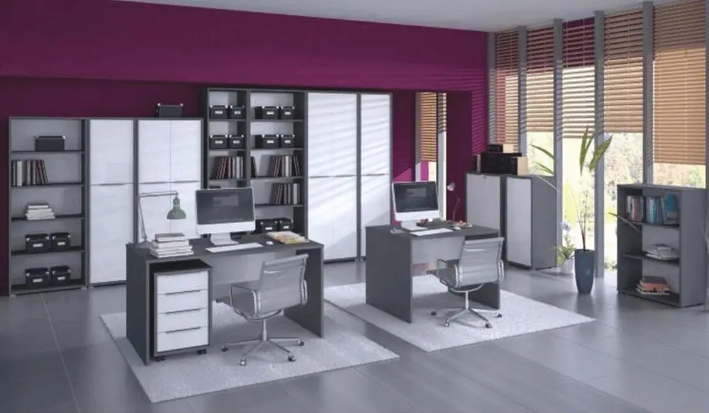 Тумба Tempo Kondela Rioma New Typ 30 (Graphite/White)