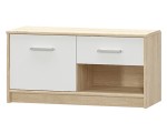 Tumba Mobhaus Teyo 1D1S (White/Sonoma Oak)