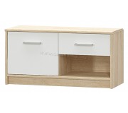 Tumba Mobhaus Teyo 1D1S (White/Sonoma Oak)