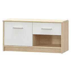 Tumba Mobhaus Teyo 1D1S (White/Sonoma Oak)