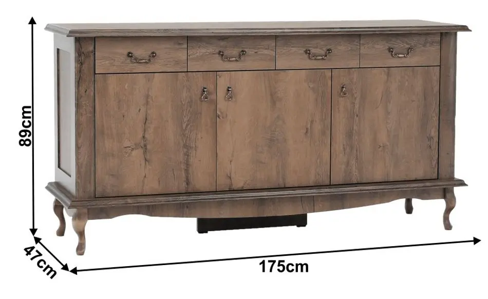 Тумба Tempo Kondela Vilar DA6 (Lefkas Oak)