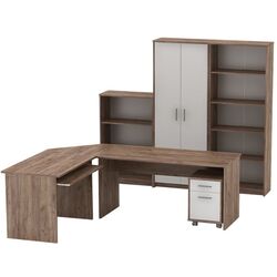 Tumba cu rotile Mobhaus Johan 2 New 12 (Kraft Dunkel/White) Thumb