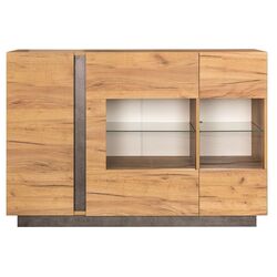 Comoda Mobi Archi 08.140 (Craft Oak Golden/Dark Stone)