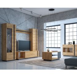 Comoda Mobi Archi 08.140 (Craft Oak Golden/Dark Stone) Thumb