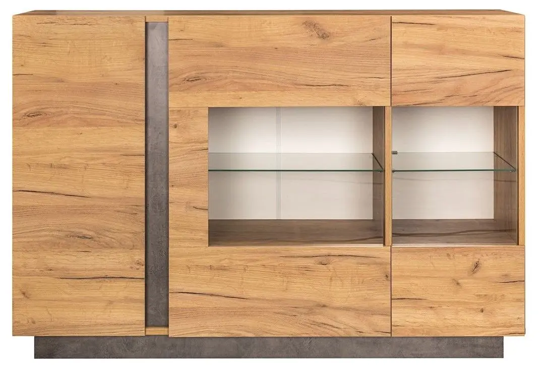 Comoda Mobi Archi 08.140 (Craft Oak Golden/Dark Stone)