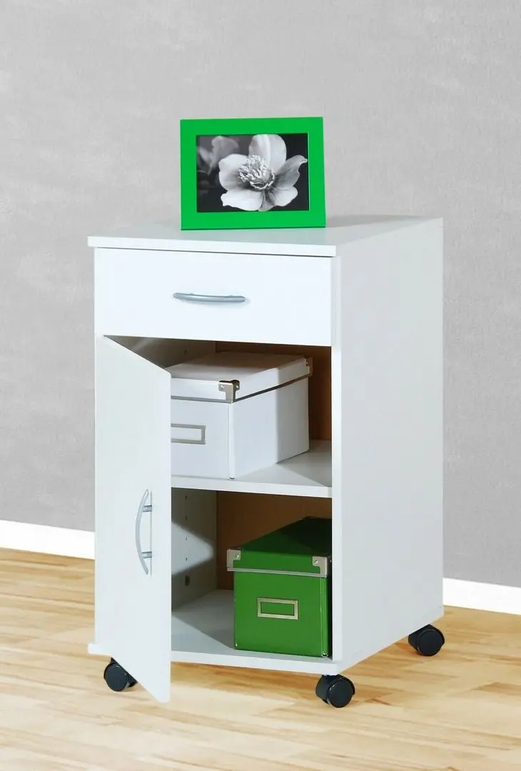 Tumba pe role Moebel-Sofortkauf 1191-2 (White) - 3