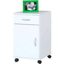 Tumba pe role Moebel-Sofortkauf 1191-2 (White)