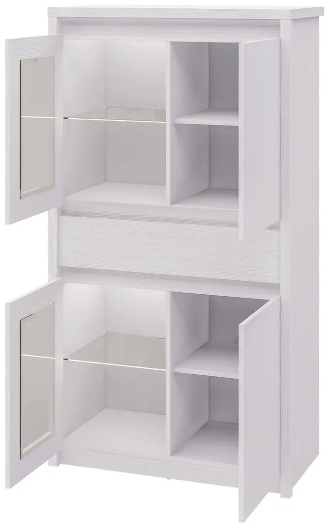 Витрина Неман Палермо МН-033-05 (Белый Структурный) - 4