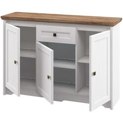 Тумба Неман Тиволи МН-035-03 (Белый Структурный/Дуб Стирлинг) Thumb