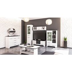 Tumba Неман Verona МН-128-04 (Gloss White/Matt Black) Thumb