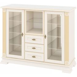 Tumba-vitrina Неман Afina МН-222-01 (Cream/Patina)