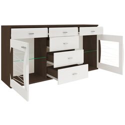 Comoda Олмеко Alabama 06.114 (Wenge/White Gloss) Thumb